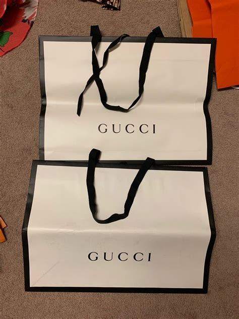 gucci paper bag